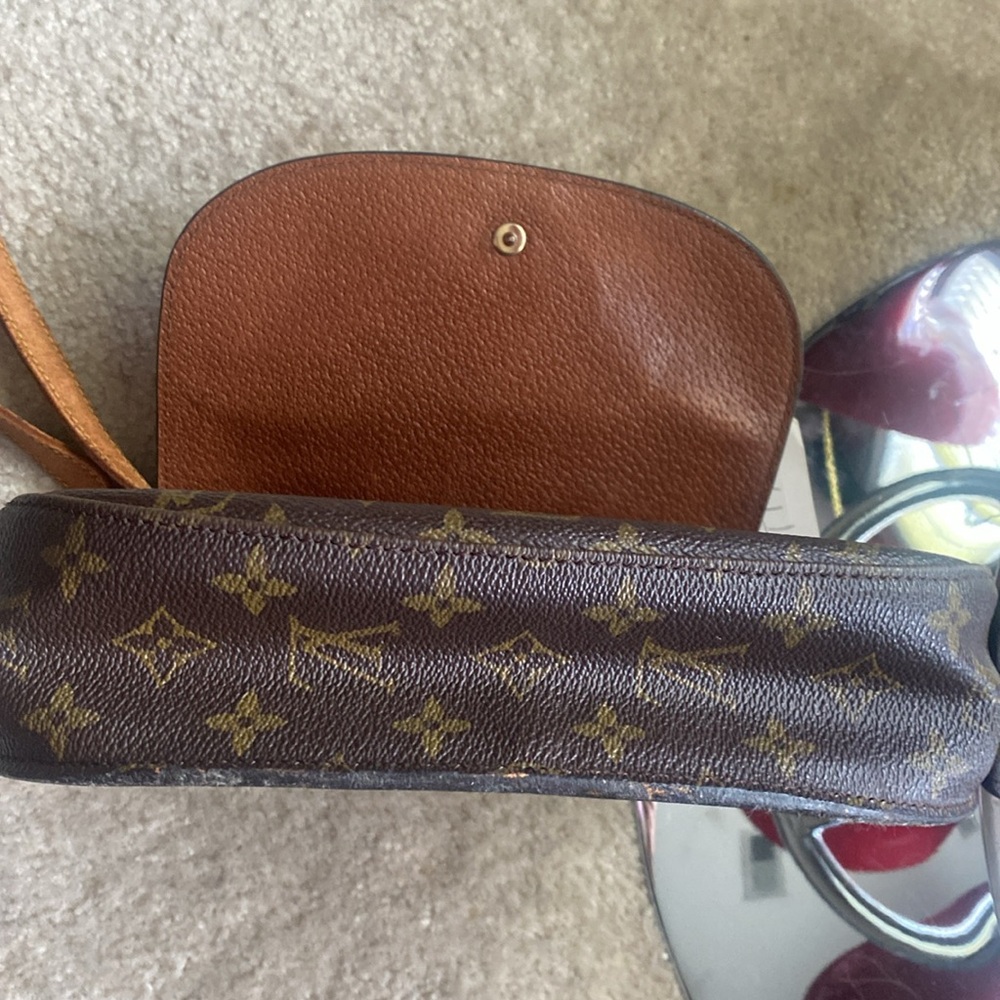 Louis Vuitton Brown and Gold Monogram Crossbody Bag - Picture 10 of 10